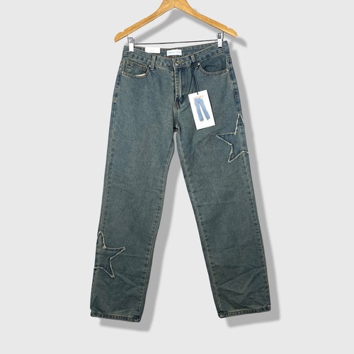 Jeans angel kiss star - kiss, patch