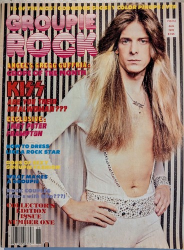 Groupie rock magazine - magazine, august